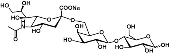 The structural formula of 6’-SL